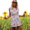 VINTAGE COLLECTION - LEENDE Skirt & Top Set in Daisy Field - Image 4